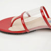 PRADA Lackierte Klarsandalen Rot 162374737 [P]