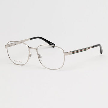Gucci GG1225O 001 Luxury Silver Three-Line Temple Metal Frame 133098651 [P]