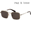 Rag & Bone Sunglasses RNB5023S J5G70 Gold Brown Square 65872885 [P]