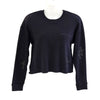 Chrome Hearts Leather Patch Waffle Crop Knit Black 162882815 [P]