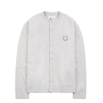 MAISON KITSUNE Wollripp-Cardigan mit Fuchs-Kopf H120 162884575 [P]