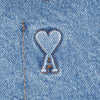 AMI Heart Logo Cotton Zip Jacket 162884597 [P]