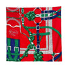 HERMES Unbenutzte Carré Schal 90 162884604 [P]