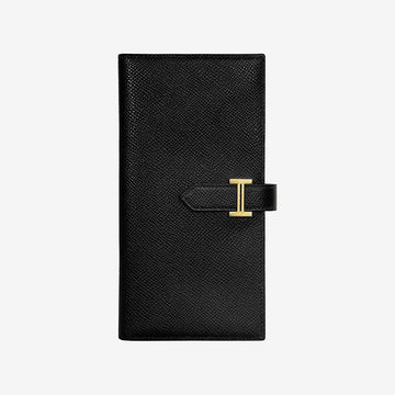 HERMES Lange Geldbörse W geprägt Schwarz Gold CG5VLFNM 162884652 [P]
