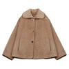 MaxMara Brushed Alpaca Leather Detail Boxy Jacket - VADET-004 149506199 [P]