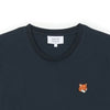 Maison Kitsune Women's Fox Head Regular T-Shirt Classic Navy 154050605 [P]