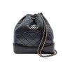 CHANEL Gabrielle Backpack Black Internal Chip CHB102109 162888290 [P]