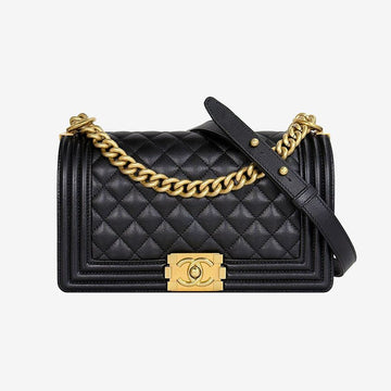 CHANEL ミディアム フラップバッグ ブラック A67086 162888538 [P]