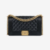 CHANEL Boy Bag Medium Black A67086 162888611 [P]
