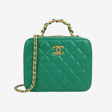CHANEL Cosmetic Top Handle Chain Vanity AS3319 162888708 [P]