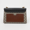 GUCCI パドルロック ミディアム GG キャンバス レザー チェーン ショルダーバッグ 162554238 [P]