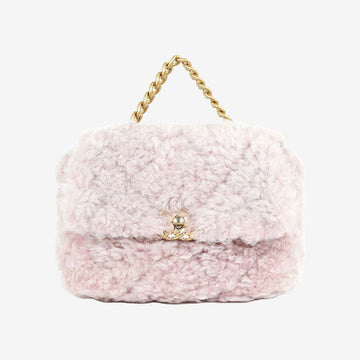 CHANEL Shearling Small Light Pink 361HL9MI 162888973 [P]