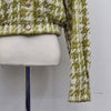 CHANEL Kurtze Tweedjacke grün P73354 162889355 [P]