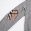 Burberry Check Elbow Patch Cardigan M Size 8004017 162259775 [P]