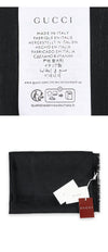 Gucci Women's GG Logo Pattern Scarf (Black) 795281 3GC68 1000 143596328 [P]