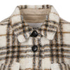 Isabel Marant Ecru Wool Checked Coat 153505977 [P]