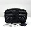 PRADA Diagramm Silberne Kette Kamera Tasche Crossbody Schwarz (1BH083) 162937767 [P]