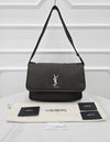 SAINT LAURENT Niki Messenger Bag Medium Khaki Grau 757146 162952043 [P]
