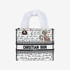 DIOR Unbenutzte Amour Lady Delight Tote Bag Medium Blanc/Multi 834YL1JP 162952221 [P]