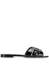 Saint Laurent Tribute Flat Mule Patent Leather 133033079 [P]