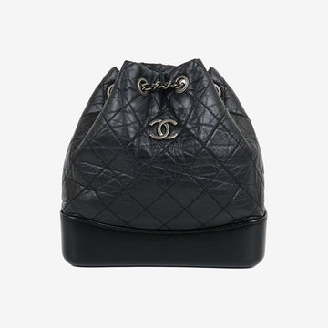CHANEL Zwei Taschen Rucksack klein schwarz ML5F8APU 162888359 [P]