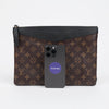 LOUIS VUITTON Täglicher Monogramm Canvas Pouch Schwarz 162375248 [P]