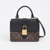 LOUIS VUITTON BBモノグラムキャンバストートショルダーバッグ ブラック 162554232 [P]