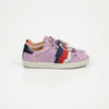 GUCCI Cristal Web Streifen Sneakers Lila 162374726 [P]