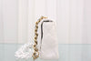 CHANEL ラムスキン cc キルティング スモール チェーン ショルダーバッグ AS3206 ホワイト 162996488 [P]