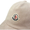 MONCLER コーデュロイパッチロゴキャップ 163002884 [P]