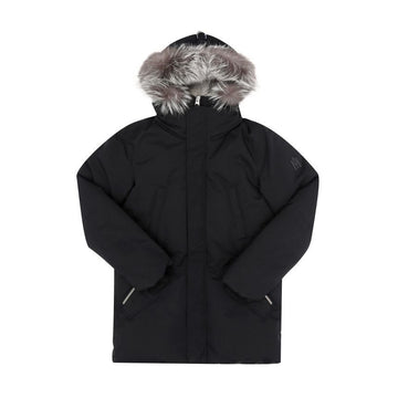 MACKAGE ブラック-シルバー エドワード XZ シルバー フォックス ファー メンズ パディング 162869501 [P]