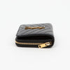SAINT LAURENT モノグラムジッパー財布 ブラック 162257128 [P]