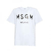 MSGM Gebürstetes Logo T-Shirt 151062213 [P]