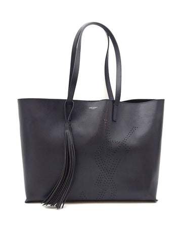 SAINT LAURENT Leder Shopper-Tasche Navy 509233 163092153 [P]