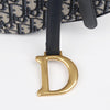 DIOR Oblique Jacquard Sattel Tasche Blau 162258177 [P]