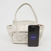 BOTTEGA VENETA ミニホワイトレザートートバッグ 160500327 [P]