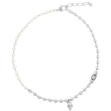 ALEXANDER MCQUEEN 26 Skull & Pearl Halskette (854564 J161B 1026) 162971908 [P]