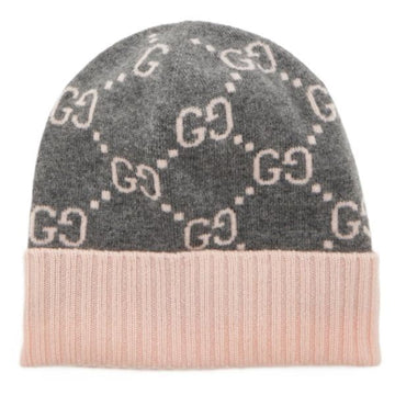 Gucci Cashmere Jacquard Beanie 163073972 [P]