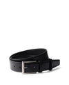 PRADA Leder mit silberner Schnalle Gürtel 156730224 [P]