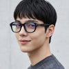 Tom Ford TF6005DB 002 Thick Horn Rimmed Eyewear Frame Matte Black Asian Fit 134030881 [P]