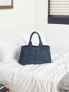PRADA Denim Navy Kanapa Canvas Tote Bag 4VPRB29660 119263522 [P]