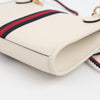 Gucci Tiger Leather Shoulder Bag White 160698927 [P]