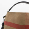 Burberry Ashby Medium Canvas Hobo Bag Black 160698048 [P]