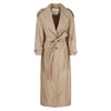 MAXMARA QTRENCH ベルト付き トレンチコート ライトキャメル 2390211137 001 53877124 [P]