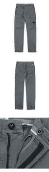CP COMPANY Cargo-Hosen mit Strech und Linsen-Patch für Herren (Charcoal) 20CMPA134A 005694G 921 152101350 [P]