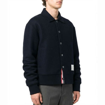 Thom Browne Wool Fleece Polo Collar Jacket 163104170 [P]
