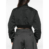 BALENCIAGA Crop Bomberjacke 26FW Schwarz 163207572 [P]