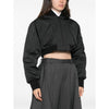 BALENCIAGA Crop Bomberjacke 26FW Schwarz 163207572 [P]