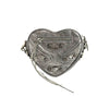 BALENCIAGA Herz Kette Schultertasche Silber 163091447 [P]