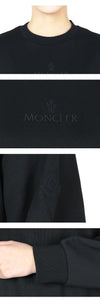 MONCLER モンクレール レディース エンボス ロゴ スウェットシャツ（ブラック） 8G00006 809KR 999 129348964 [P]
